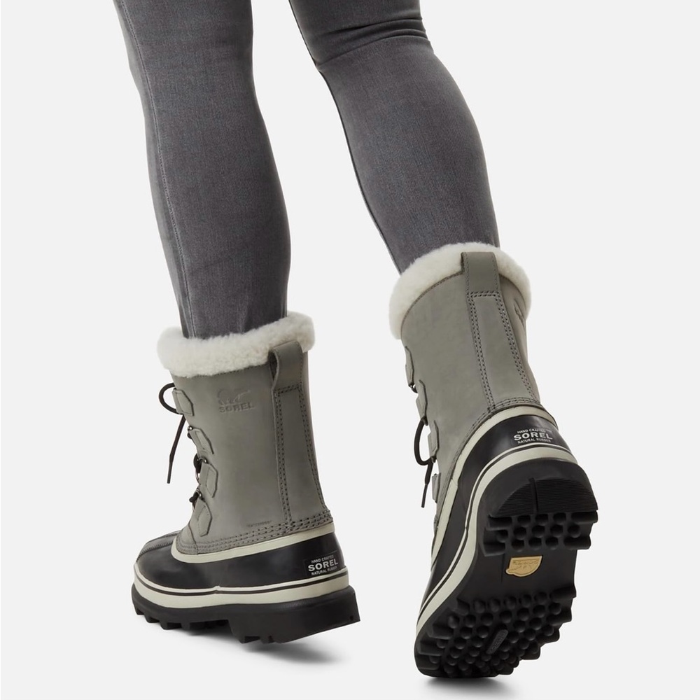 Sorel Women’s Caribou Waterproof Boots in Shale/Stone 7.5M